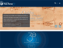 Tablet Screenshot of finisterrae.cl
